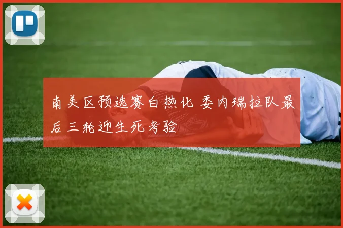 南美区预选赛白热化 委内瑞拉队最后三轮迎生死考验