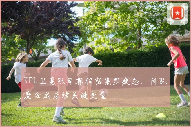KPL卫冕冠军赛程密集显疲态，团队磨合成后续关键变量